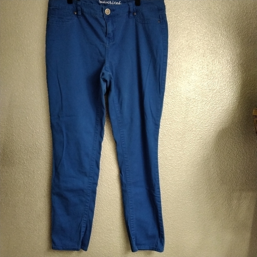 Maurice's Colored Blue Jeans  Size 13/14